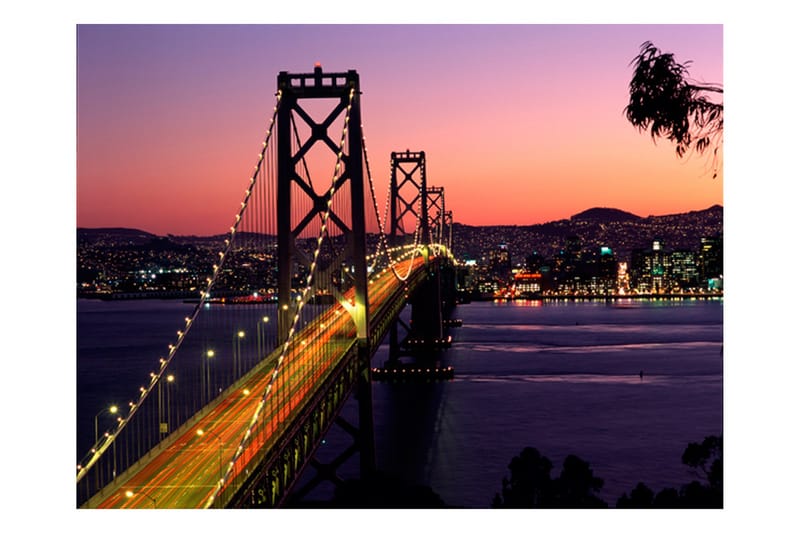 FOTOTAPET Charming Evening In San Francisco 250x193 - Artgeist sp. z o. o. - Inredning & dekor - Väggdekor - Tapeter & tapettillbehör - Fototapeter
