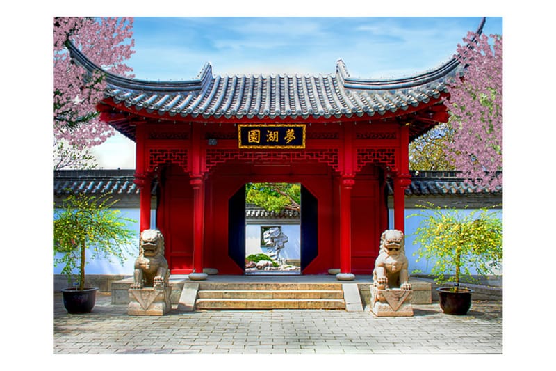 FOTOTAPET Chinese Botanical Garden 200x154 - Artgeist sp. z o. o. - Inredning & dekor - Väggdekor - Tapeter & tapettillbehör - Fototapeter