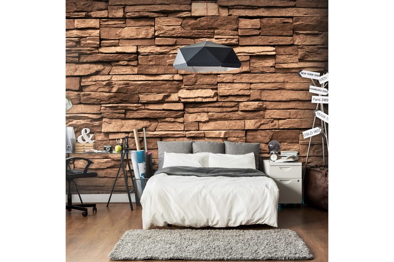 FOTOTAPET Chocolate Stones 100x70, Artgeist sp. z o. o.