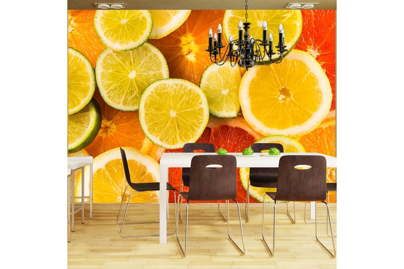 FOTOTAPET Citrus Fruits 300x231 - Artgeist sp. z o. o. - Inredning & dekor - Väggdekor - Tapeter & tapettillbehör - Fototapeter