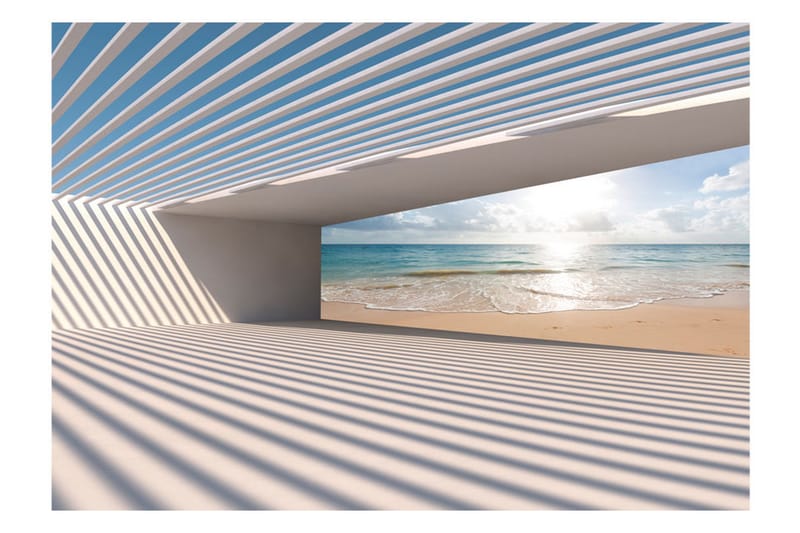 FOTOTAPET City Beach 100x70 - Artgeist sp. z o. o. - Inredning & dekor - Väggdekor - Tapeter & tapettillbehör - Fototapeter