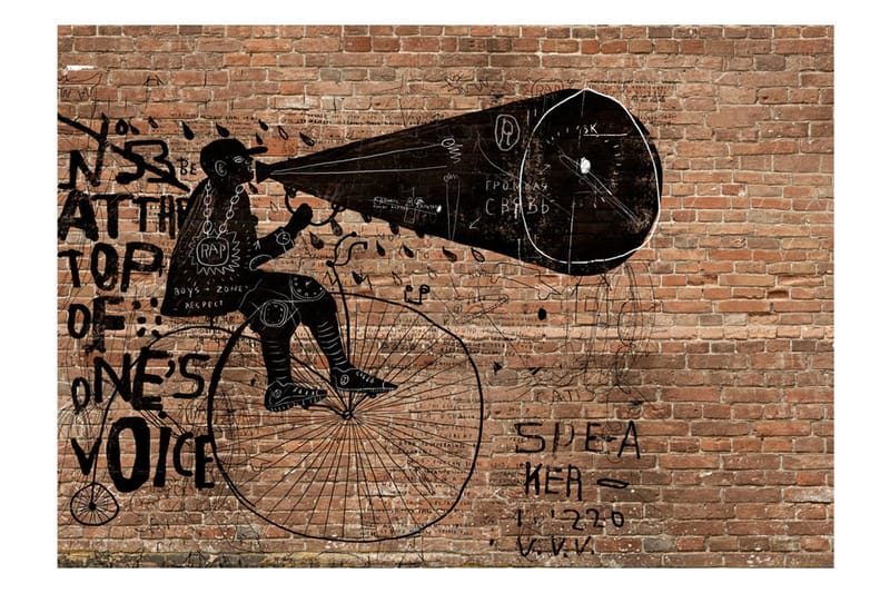 Fototapet City News 400x280 - Artgeist sp. z o. o. - Inredning & dekor - Väggdekor - Tapeter & tapettillbehör - Fototapeter