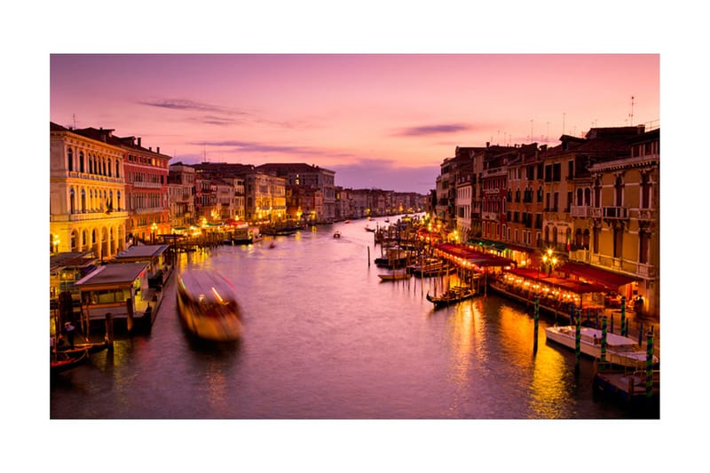 Fototapet City Of Lovers Venedig Nattetid 450x270, Artgeist sp. z o. o.