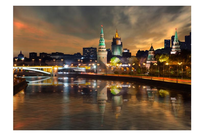 FOTOTAPET Cloudy Evening 400x280 - Artgeist sp. z o. o. - Inredning & dekor - Väggdekor - Tapeter & tapettillbehör - Fototapeter