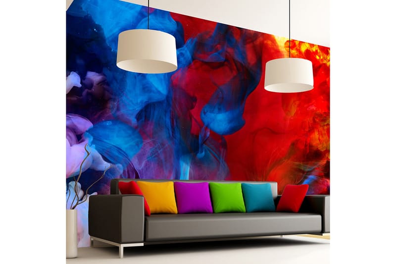 FOTOTAPET Colored Flames 250x175, Artgeist sp. z o. o.