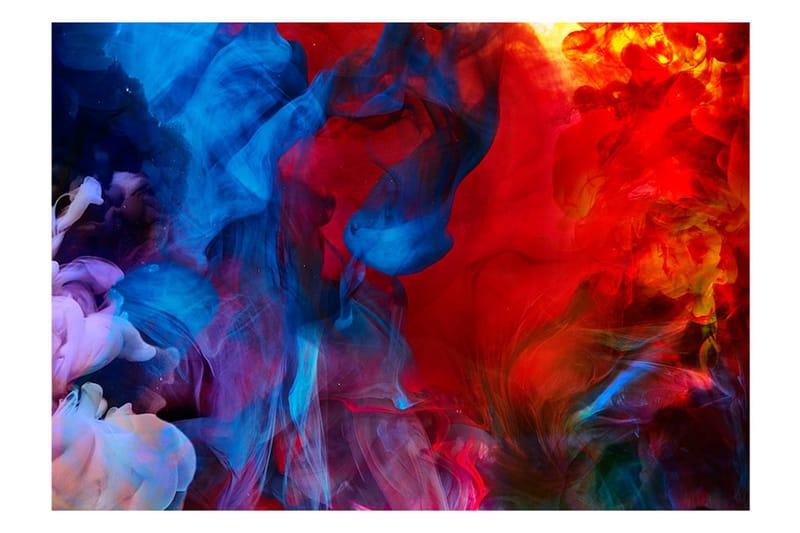 Fototapet Colored Flames 350x245 - Artgeist sp. z o. o. - Inredning & dekor - Väggdekor - Tapeter & tapettillbehör - Fototapeter