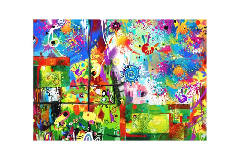 Fototapet Colorful Fantasies 350x245 - Artgeist sp. z o. o. - Inredning & dekor - Väggdekor - Tapeter & tapettillbehör - Fototapeter