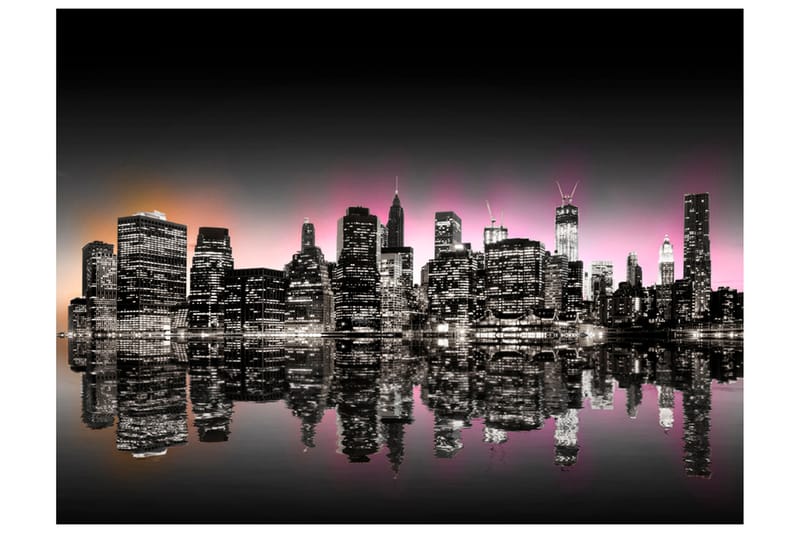 FOTOTAPET Colorful Glow Over NYC 300x231 - Artgeist sp. z o. o. - Inredning & dekor - Väggdekor - Tapeter & tapettillbehör - Fototapeter