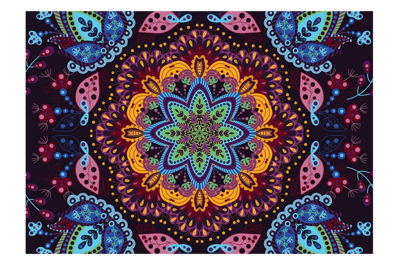 FOTOTAPET Colorful Kaleidoscope 400x280 - Artgeist sp. z o. o. - Inredning & dekor - Väggdekor - Tapeter & tapettillbehör - Fototapeter