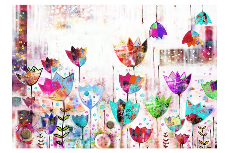 Fototapet Colorful Tulips 150x105, Artgeist sp. z o. o.