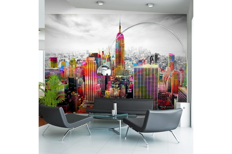 FOTOTAPET Colors Of New York City II 300x210 - Artgeist sp. z o. o. - Inredning & dekor - Väggdekor - Tapeter & tapettillbehör - Fototapeter
