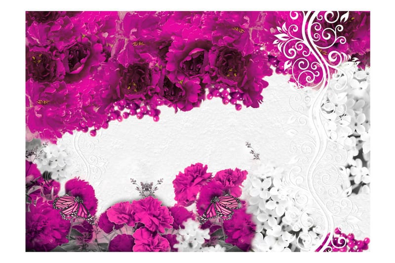 Fototapet Colors Of Spring Fuchsia 300x210 - Artgeist sp. z o. o. - Inredning & dekor - Väggdekor - Tapeter & tapettillbehör - Fototapeter
