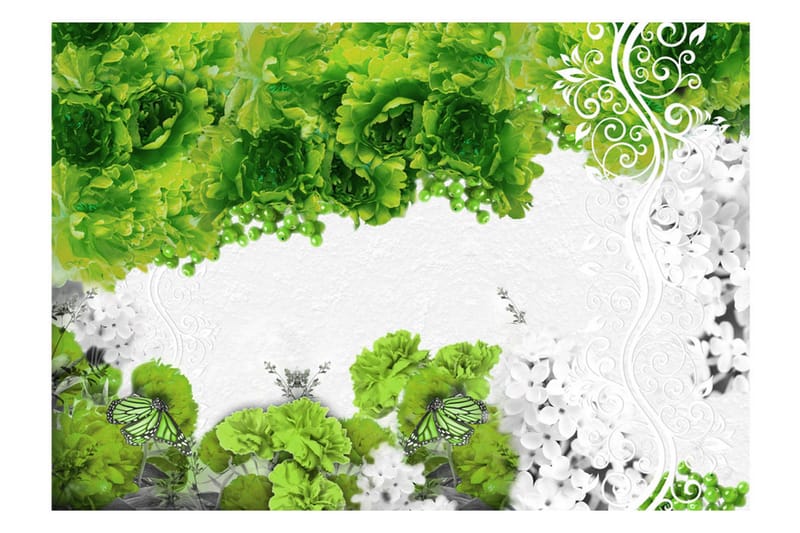 Fototapet Colors Of Spring Green 250x175 - Artgeist sp. z o. o. - Inredning & dekor - Väggdekor - Tapeter & tapettillbehör - Fototapeter