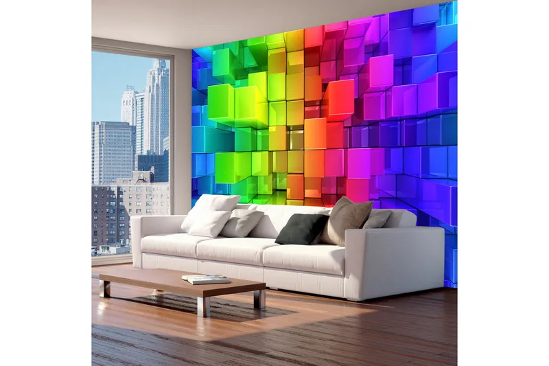 FOTOTAPET Colour Jigsaw 350x245, Artgeist sp. z o. o.