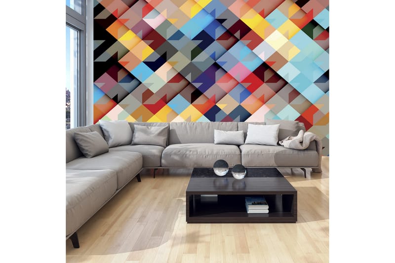 FOTOTAPET Colour Patchwork 400x280, Artgeist sp. z o. o.