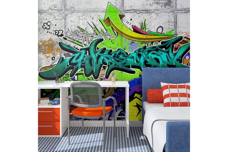 FOTOTAPET Colours Of A City 250x175 - Artgeist sp. z o. o. - Inredning & dekor - Väggdekor - Tapeter & tapettillbehör - Fototapeter