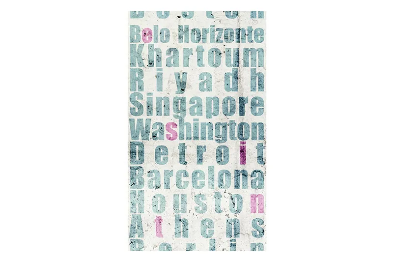 Fototapet Concrete Cities 50x1000 - Artgeist sp. z o. o. - Inredning & dekor - Väggdekor - Tapeter & tapettillbehör - Fototapeter