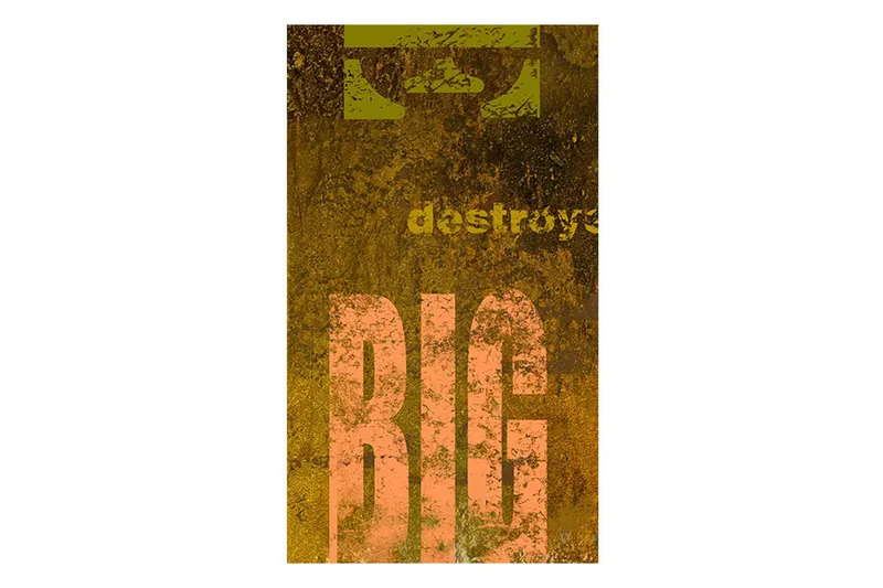 Fototapet Concrete Epigraph 50x1000 - Artgeist sp. z o. o. - Inredning & dekor - Väggdekor - Tapeter & tapettillbehör - Fototapeter