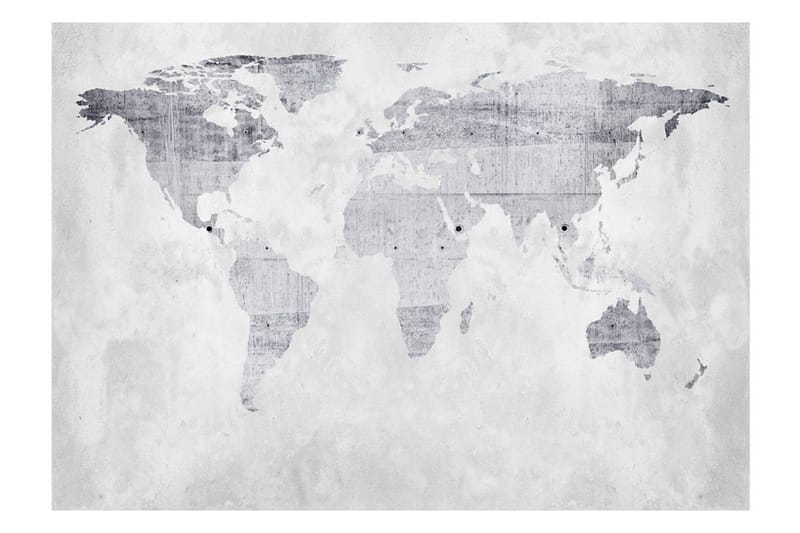 FOTOTAPET Concrete Map 300x210 - Artgeist sp. z o. o. - Inredning & dekor - Väggdekor - Tapeter & tapettillbehör - Fototapeter