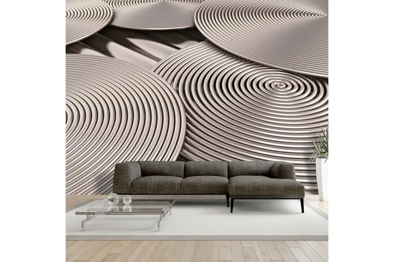 FOTOTAPET Copper Spirals 300x210, Artgeist sp. z o. o.