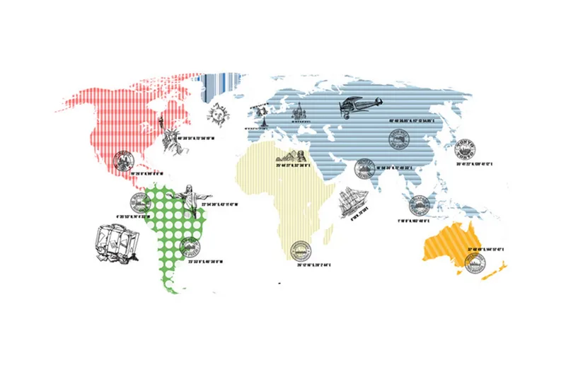 Fototapet Cosmopolitan 300x231 - Artgeist sp. z o. o. - Inredning & dekor - Väggdekor - Tapeter & tapettillbehör - Fototapeter