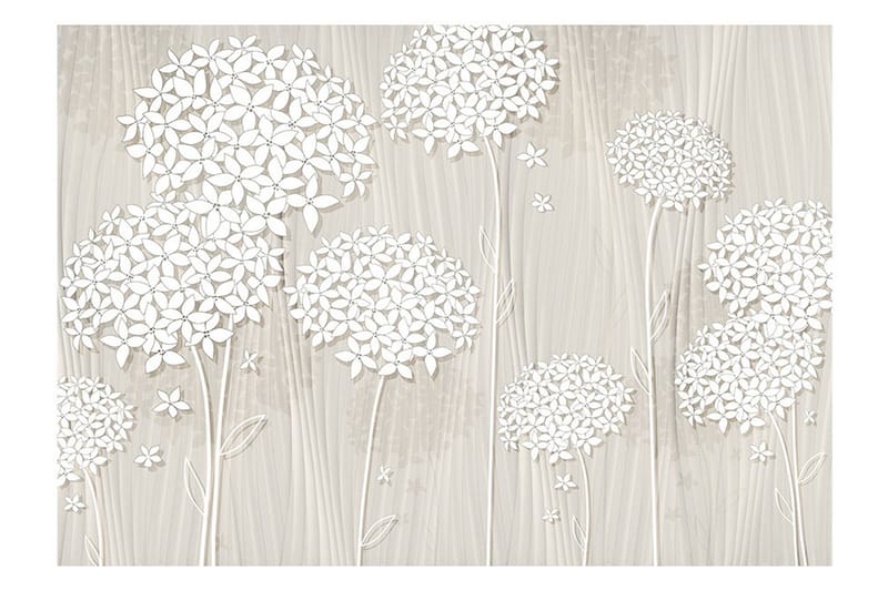 Fototapet Creamy Daintiness 100x70 - Artgeist sp. z o. o. - Inredning & dekor - Väggdekor - Tapeter & tapettillbehör - Fototapeter