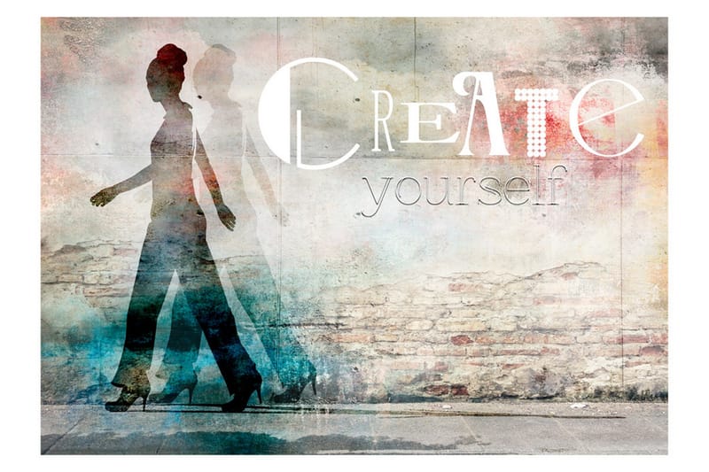 Fototapet Create Yourself 100x70 - Artgeist sp. z o. o. - Inredning & dekor - Väggdekor - Tapeter & tapettillbehör - Fototapeter