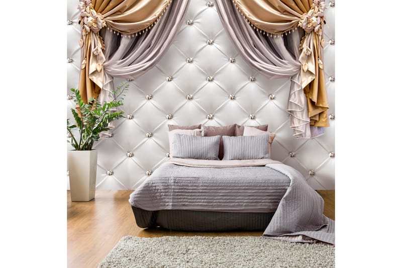 FOTOTAPET Curtain Of Luxury 300x210 - Artgeist sp. z o. o. - Inredning & dekor - Väggdekor - Tapeter & tapettillbehör - Fototapeter