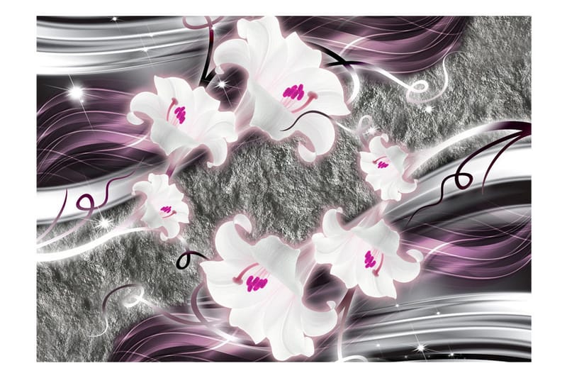 Fototapet Dance Of Charmed Lilies 100x70 - Artgeist sp. z o. o. - Inredning & dekor - Väggdekor - Tapeter & tapettillbehör - Fototapeter