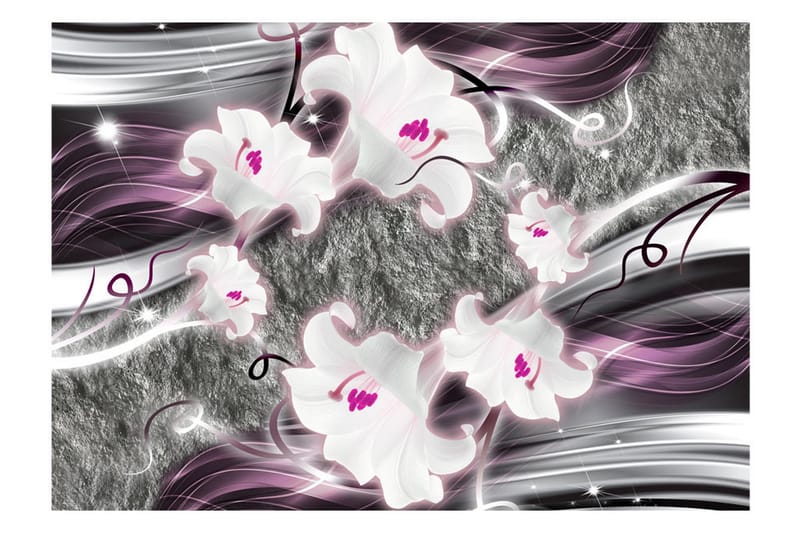 FOTOTAPET Dance Of Charmed Lilies 100x70 - Artgeist sp. z o. o. - Inredning & dekor - Väggdekor - Tapeter & tapettillbehör - Fototapeter