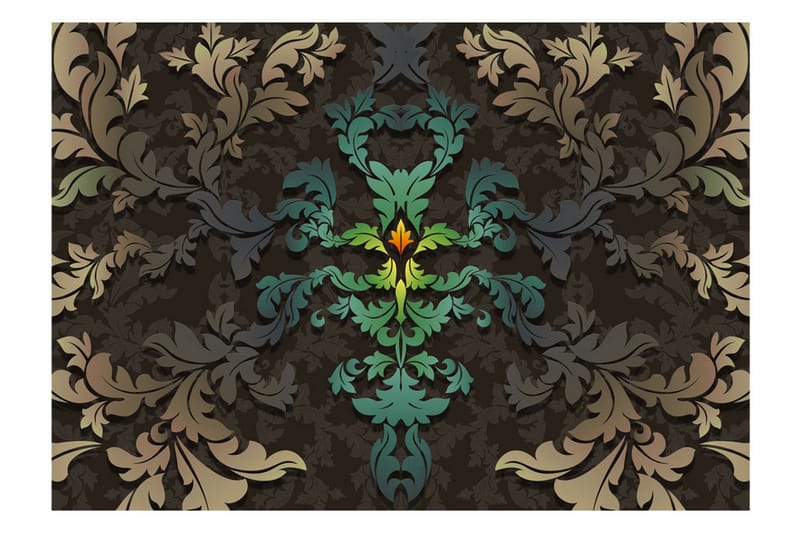 FOTOTAPET Dancing Leaves 250x175 - Artgeist sp. z o. o. - Inredning & dekor - Väggdekor - Tapeter & tapettillbehör - Fototapeter