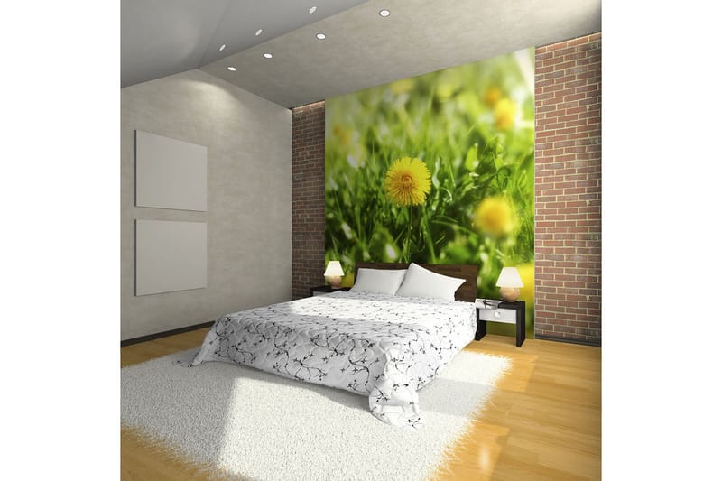 FOTOTAPET Dandelion Blommor 200x154, Artgeist sp. z o. o.