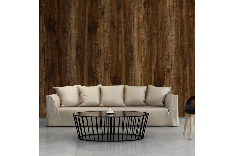 Fototapet Dark Wood 50x1000, Artgeist sp. z o. o.