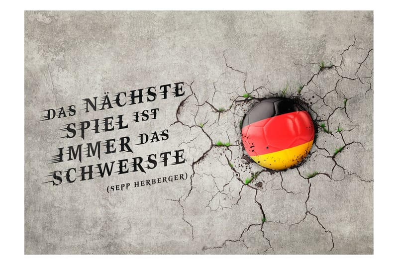 Fototapet Das Nächste Spiel Ist Immer 350x245 - Artgeist sp. z o. o. - Inredning & dekor - Väggdekor - Tapeter & tapettillbehör - Fototapeter