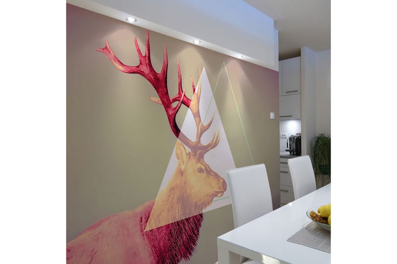 FOTOTAPET Deer Graphic Pattern 300x231 - Artgeist sp. z o. o. - Inredning & dekor - Väggdekor - Tapeter & tapettillbehör - Fototapeter