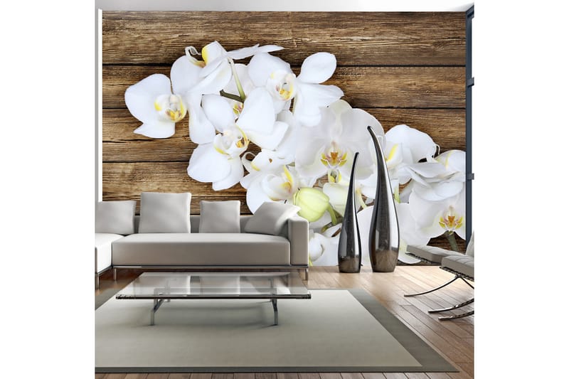 FOTOTAPET Delicacy On Wood 350x245, Artgeist sp. z o. o.