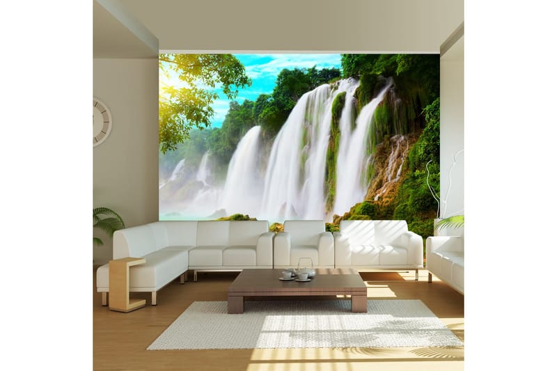 Fototapet Detian Vattenfall Kina 350x270 - Artgeist sp. z o. o. - Inredning & dekor - Väggdekor - Tapeter & tapettillbehör - Fototapeter