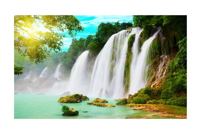 Fototapet Detian Vattenfall Kina 450x270 - Artgeist sp. z o. o. - Inredning & dekor - Väggdekor - Tapeter & tapettillbehör - Fototapeter