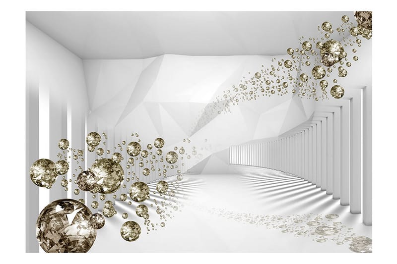FOTOTAPET Diamond Corridor 350x245 - Artgeist sp. z o. o. - Inredning & dekor - Väggdekor - Tapeter & tapettillbehör - Fototapeter