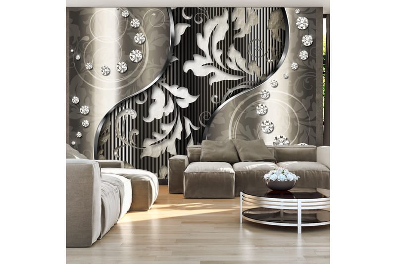 FOTOTAPET Diamond Leaves 200x140, Artgeist sp. z o. o.