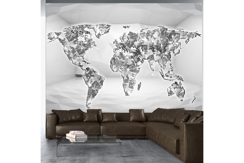 Fototapet Diamond Map 350x245, Artgeist sp. z o. o.