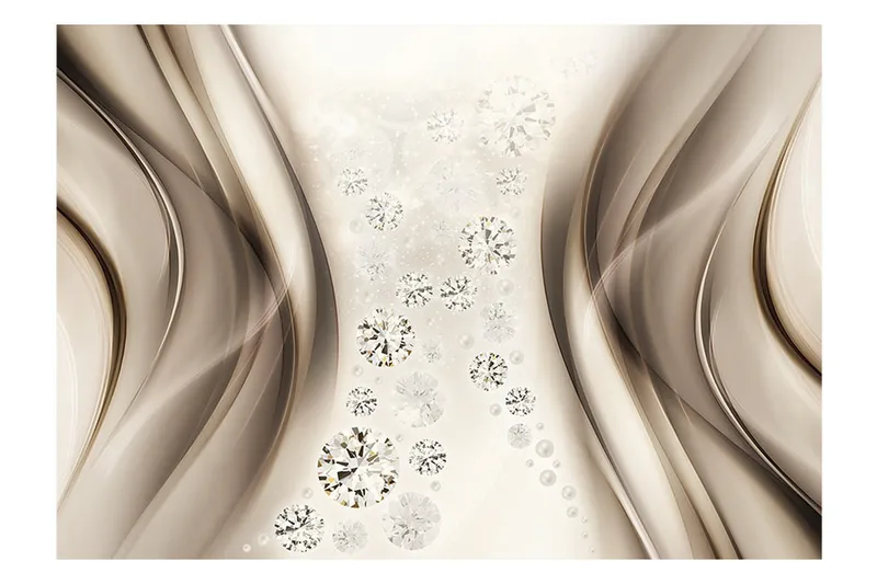 Fototapet Diamond Rain 200x140 - Artgeist sp. z o. o. - Inredning & dekor - Väggdekor - Tapeter & tapettillbehör - Fototapeter