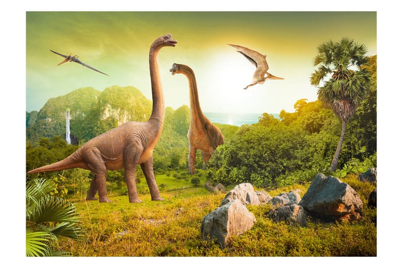 Fototapet Dinosaurs 250x175 - Artgeist sp. z o. o. - Inredning & dekor - Väggdekor - Tapeter & tapettillbehör - Fototapeter