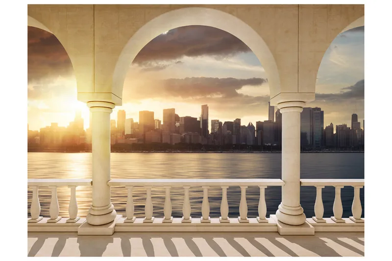 Fototapet Dream About New York 200x154 - Artgeist sp. z o. o. - Inredning & dekor - Väggdekor - Tapeter & tapettillbehör - Fototapeter