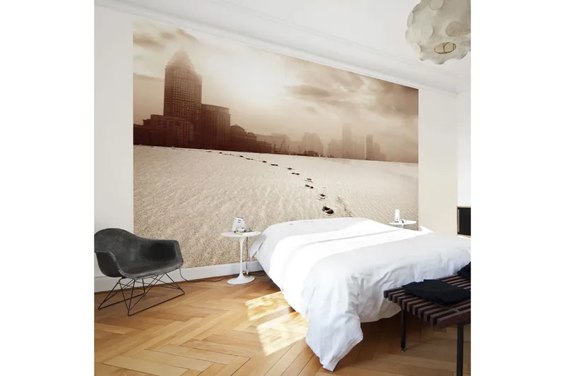 FOTOTAPET En Väg Till En Storstad 400x309 - Artgeist sp. z o. o. - Inredning & dekor - Väggdekor - Tapeter & tapettillbehör - Fototapeter