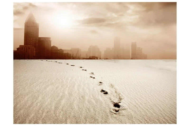 FOTOTAPET En Väg Till En Storstad 400x309, Artgeist sp. z o. o.