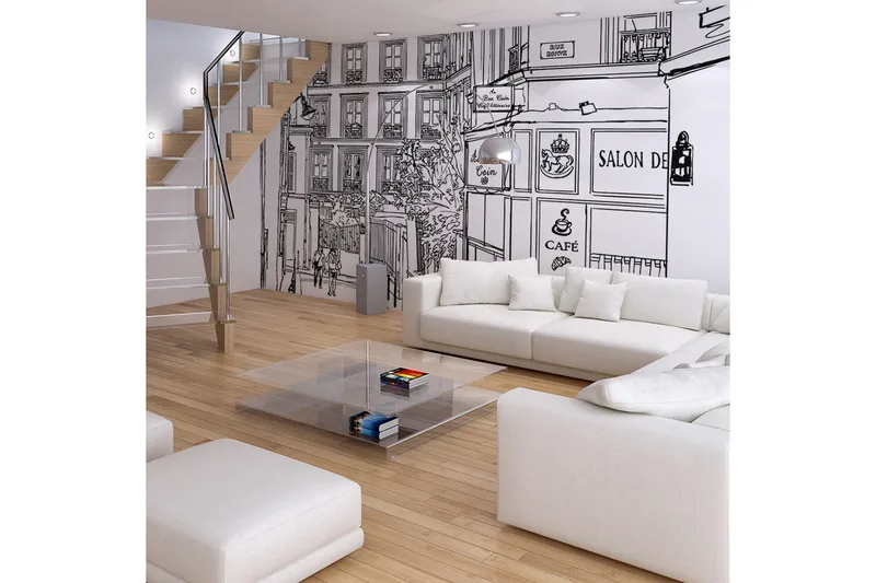 Fototapet En Promenad Genom Paris Gator 450x270, Artgeist sp. z o. o.