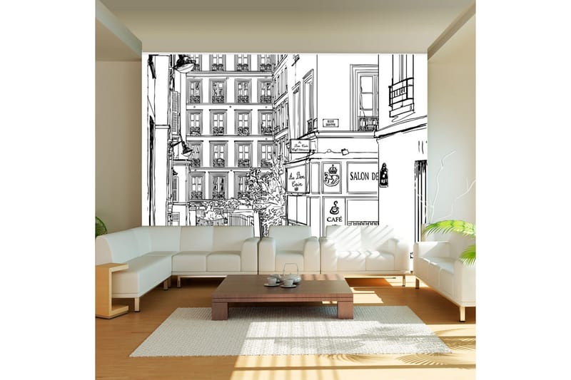 Fototapet En Promenad Genom Paris Gator 300x231 - Artgeist sp. z o. o. - Inredning & dekor - Väggdekor - Tapeter & tapettillbehör - Fototapeter