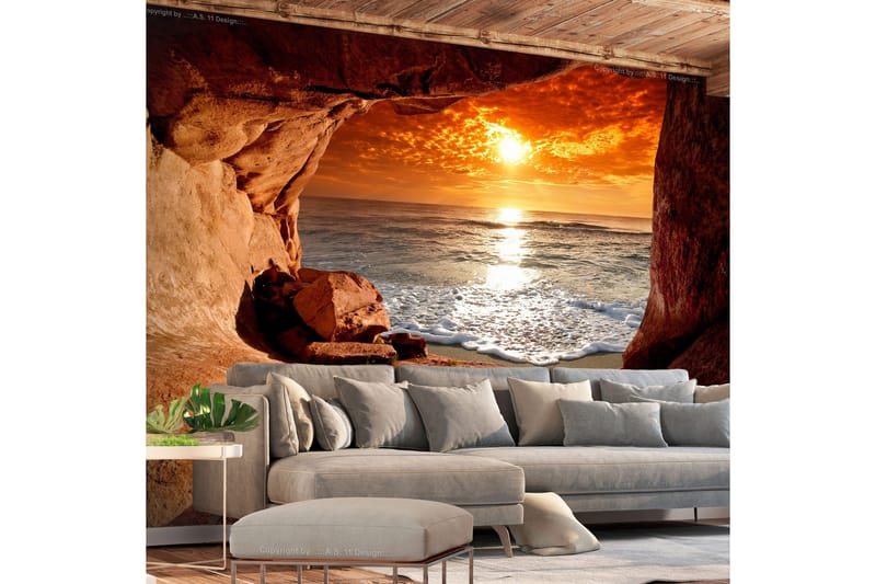 FOTOTAPET Exit From The Cave 150x105 - Artgeist sp. z o. o. - Inredning & dekor - Väggdekor - Tapeter & tapettillbehör - Fototapeter