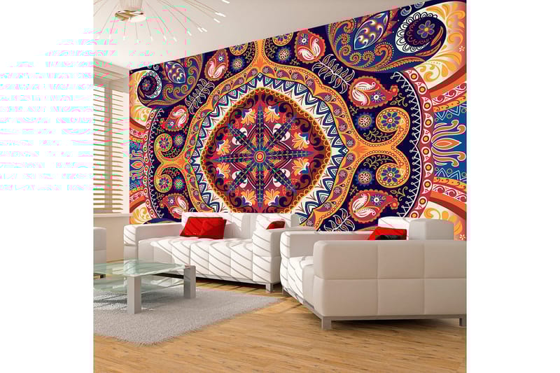 FOTOTAPET Exotic Mosaic 350x245 - Artgeist sp. z o. o. - Inredning & dekor - Väggdekor - Tapeter & tapettillbehör - Fototapeter